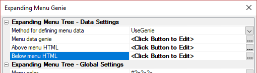 Below Menu Html1